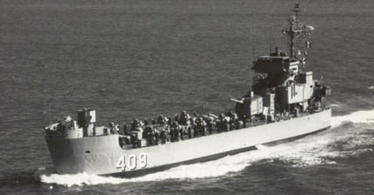 USS Clarion River LSMR 409